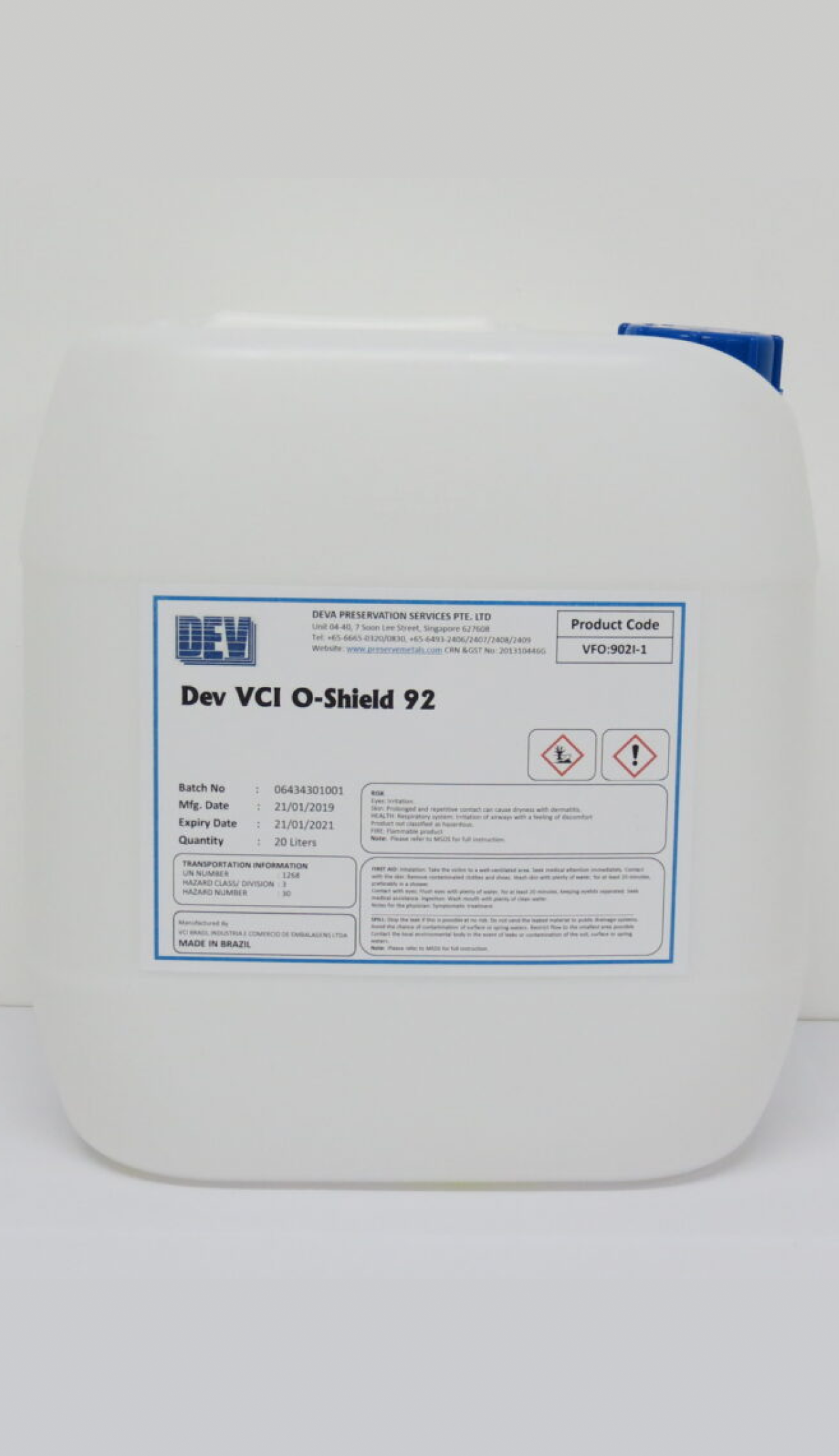 DEV VCI O-SHIELD 92